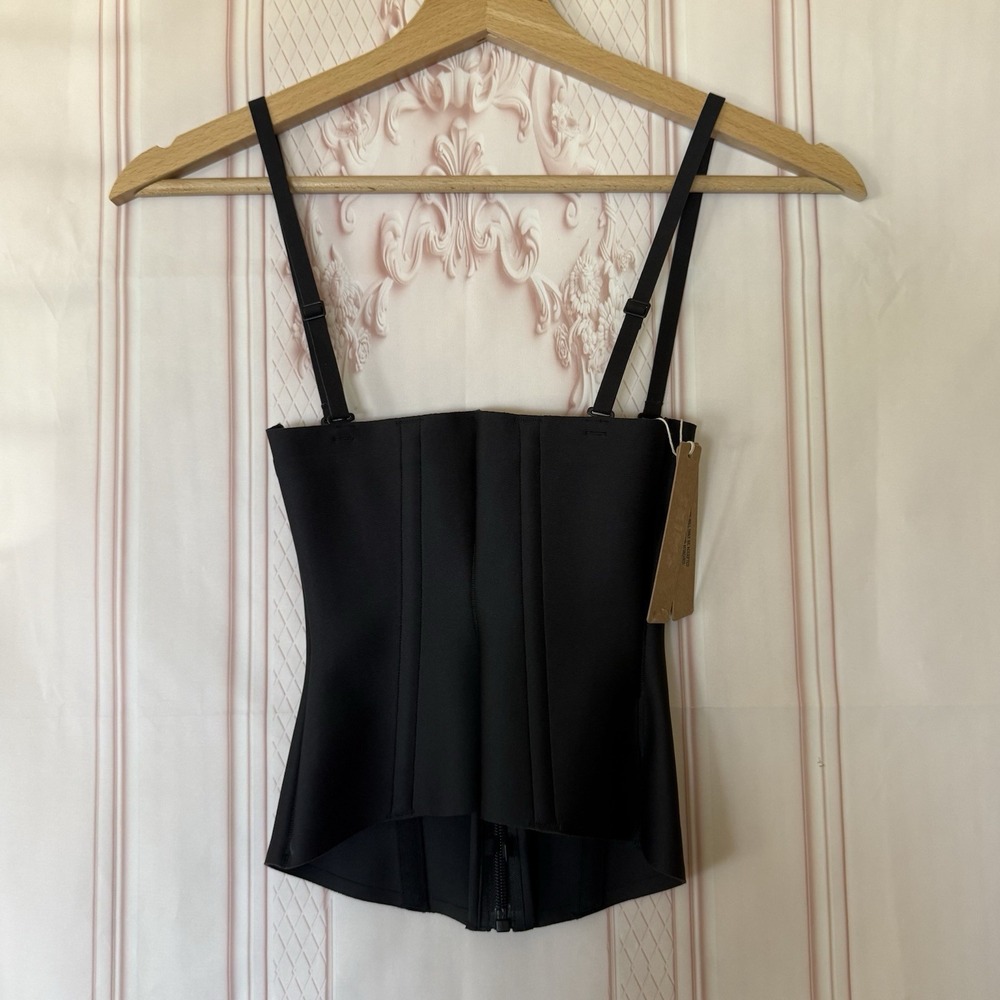 Skims Body Waist Cincher Onyx Black Size Small NWT - Picture 5 of 10
